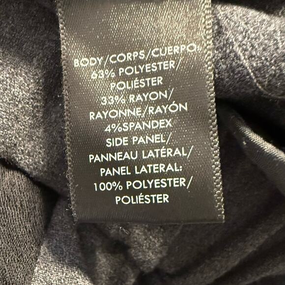 Ann Taylor Sides Stripes Zipper Hem Trousers Gray Black White L academia 89-04 - Picture 12 of 14